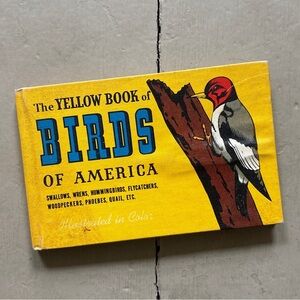 1941 The Yellow Book of Birds of America Woodpeckers Bird Identification Wrens